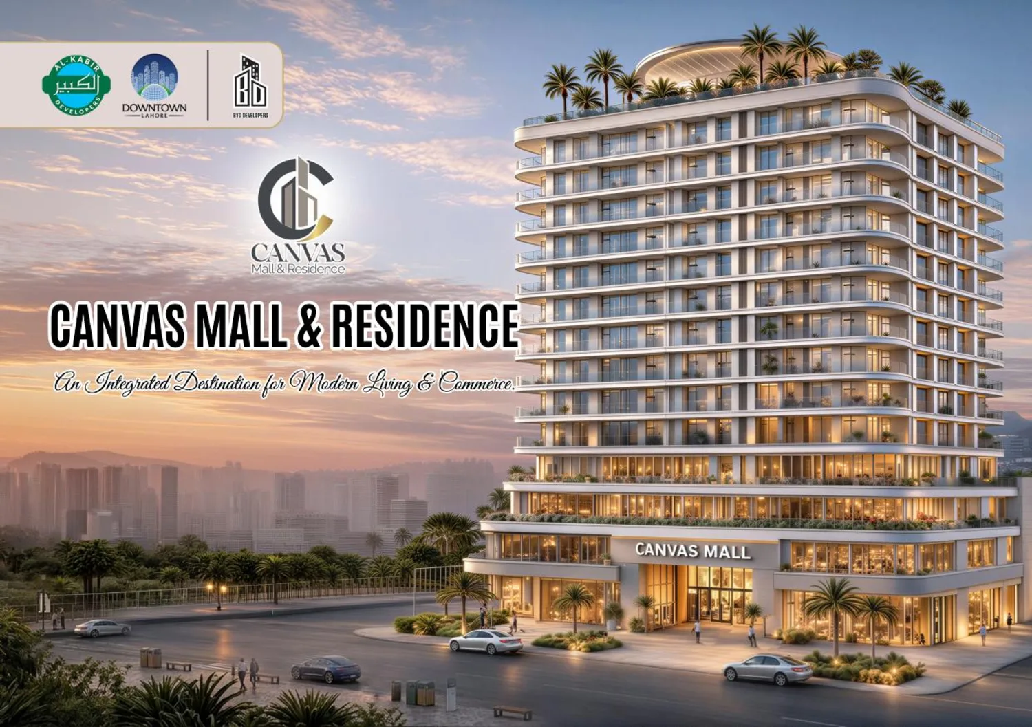 Canvas Mall and Residence booklet page 1