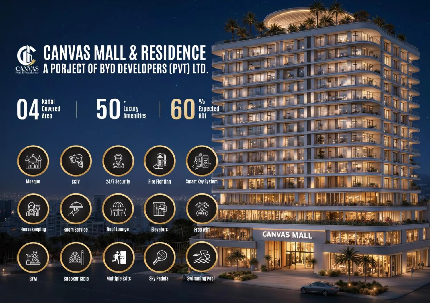 Canvas Mall and Residence booklet page 4